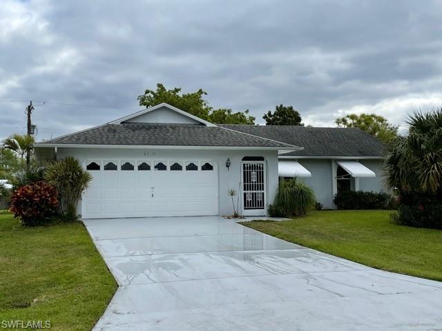 What a beauty, in a great location, waiting for a new family! Very spacious 3 bedroom home in SE Cape Coral just north of Cape Coral Parkway. Enjoy your morning coffee in the sun room just off the kitchen. Just add your personal touches! City water and sewer are in and paid. Irrigation system keeps the lawn lush and green. Plenty of room for a pool in this large backyard. I even has an avocado tree! Surrounded by gulf access waterfront homes. Easy access to shopping, dining and bridges to Ft Myers. Don't let this one get away!