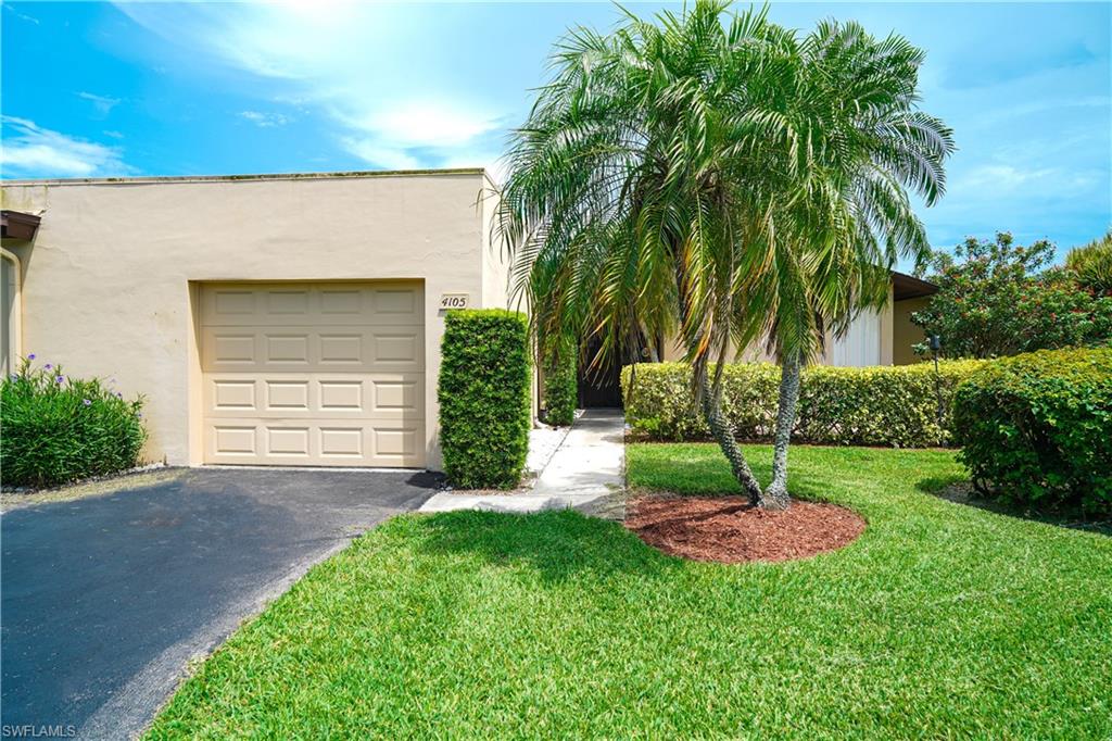 Lakewood Villas is a well-kept 3-bed villa in Naples offering 1,566 sq ft of living area, 3 bedrooms, 2 baths, a 1-car garage, and a central location near golf, beaches, shopping, dining, and Downtown Naples. This attached villa features a spacious and functional layout with generous closet space and manual shutters. The fully enclosed sunroom offers peaceful southern views. A front patio provides additional outdoor space for morning coffee, afternoon relaxation, or enjoying the Naples setting.