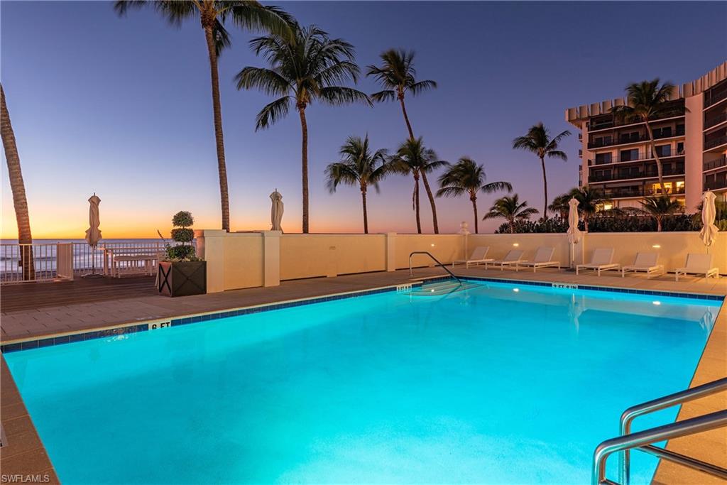 SEE CONFIDENTIAL REMARKS. Excellent opportunity at a phenomenal price and modified open floor plan available! Welcome to The Waldorf, a timeless sixth-floor beachfront residence perfectly positioned directly on the sand in prestigious Naples, Florida. This gated condominium showcases breathtaking views of both the Gulf of Mexico and Venetian Bay. Residents enjoy access to a custom-designed beachfront deck featuring a fire table and outdoor kitchen, ideal for entertaining and spectacular sunset gatherings. The residence boasts an abundance of natural light with 2 en suite bedrooms along with an additional guest room with a powder/full bath adjacent. This exceptional home presents a rare opportunity to reimagine and transform the space into a custom coastal masterpiece tailored to your vision. Boating enthusiasts can purchase or lease a slip at the Venetian Bay Yacht Club, while world-class waterfront shopping and dining at Venetian Village are just steps away. You are the most centrally located within the prestigious Moorings community situated between the iconic 5th Avenue and 3rd Street South for your dining and shopping pleasure and Shops at Mercato and the Ritz Carlton, and moments away from the new Four Seasons!
