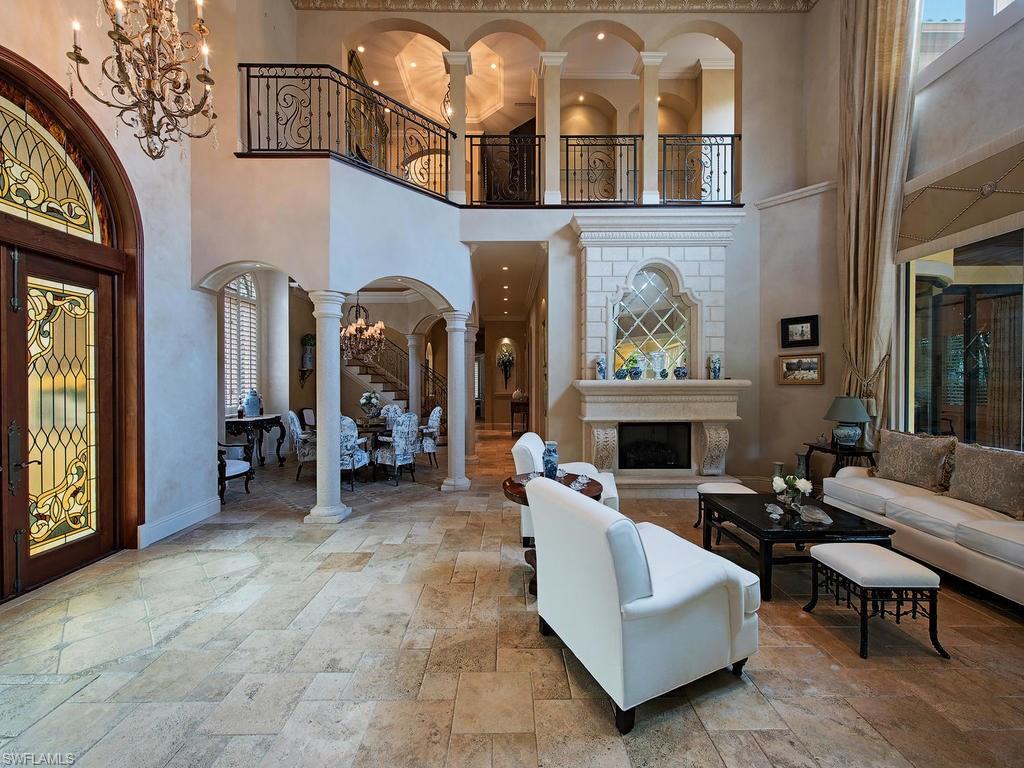 H.11030 - Less than 400 feet and just 3 houses to the beach on prestigious Gordon Drive!  Private Setting!  Spectacular home just steps to the beach offering a private courtyard pool area with outdoor kitchen offering Lynx built in gas grill and fireplace and a 2nd level sunning terrace.  Soaring ceiling in formal entry, beautiful stained glass windows, extensive molding, stone and wood floors, wet bar and butler's pantry and Lutron lighting system. Split level design with Balustrade railings to the 2nd level, as well as, a private elevator.  Exceptional quality & design.  Top of the line structural and mechanical upgrades include new roof and Icynene spray foam insulation, whole house generator, HVAC system integrated with Aprilaire dehumidification system, new gutters and downspouts, Anderson windows and doors, landscape and pool lighting and Sonos sound system.  Beautiful furnishings are negotiable with some exclusions.