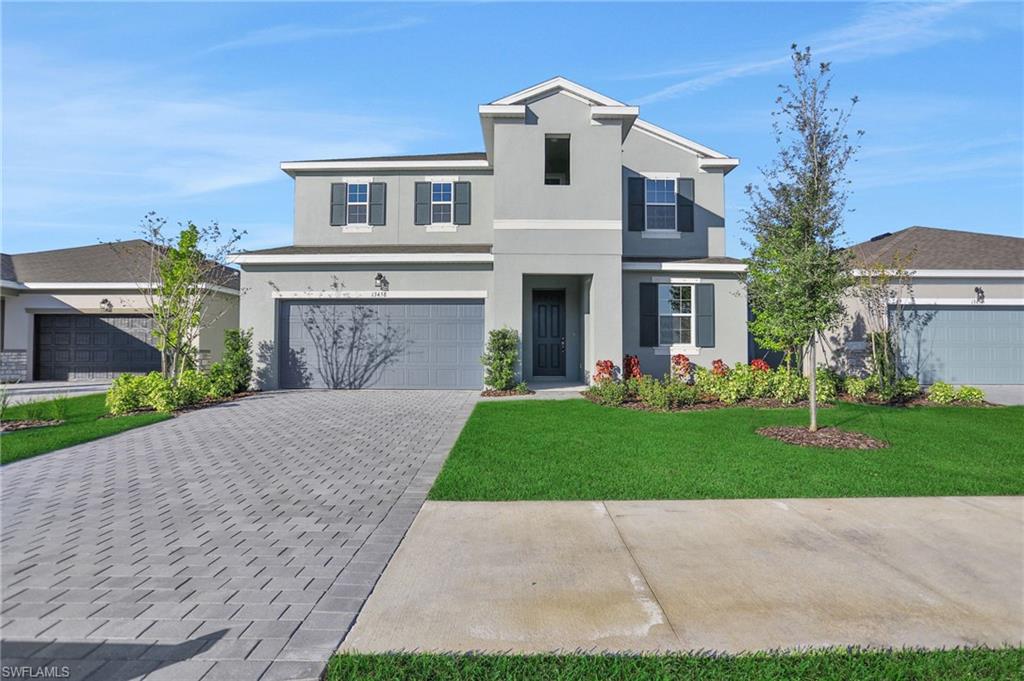 Why wait to build when your dream home is ready now? This stunning Modena floor plan offers over 2,500 square feet of thoughtfully designed living space featuring 4 bedrooms, 3 bathrooms, a versatile loft, and a highly sought-after open-concept layout. Upgrades throughout the home include beautiful Redwood technology flooring and an upgraded stair railing that adds a touch of modern elegance. The spacious kitchen opens seamlessly to the dining and family room, creating the perfect space for entertaining or everyday living. A first-floor bedroom and full bath provide flexibility for guests or multigenerational living, while the upstairs loft offers endless possibilities for a home office, media room, or play space. Located in the amenity-rich Turnleaf community, this home delivers exceptional value with luxury finishes. SAMPLE IMAGES