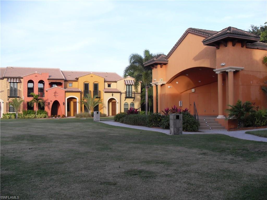 Just reduced priced for immediate sale! Location! Free furniture! No stairs!!! Seldom available San Clemente facing the Amphitheater on Rialto St. Average walking time to the Ole Amenity Center is less 2 minutes. This home features 2 spacious master suites, on opposite sides, each with its own patio. The kitchen is spacious with granite counter tops and there is a 2 Car Garage. Nicely appointed, all the furnishings are included in the offering with a few minor exceptions. This home is move in ready and owners can close as quick as you like, in plenty of time to settle in for season. Ole has one of the most outstanding amenities center of any condo community. It includes, a Resort style pool, Kiddy pool, Spa, English Pub, Ice Cream Counter, Bistro, Fitness Center, Movie Theater, Tennis and Basketball courts and more. Ole is in Lely Resort which has long been one of the most desirable communities in Naples. Come home to the good life!