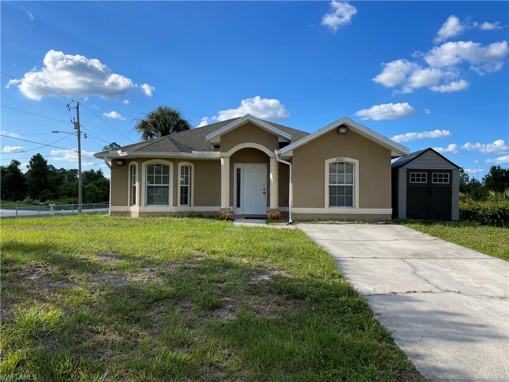 Located in a calm and quiet area, this is a well maintained property.  Exterior walls recently painted. 4' tall chain yard fence permitted perfect for kids and pets. Large outdoor space. House has a new outdoor storage shed set on structural sheeting. Small wood deck area added in the back of the house with wood-made patio table. House comes with an ultra-safe osmosis drinking water filter system with life warranty. Each of the 3 bedrooms come with a spacious closet. Tile throughout the house. No garage.
