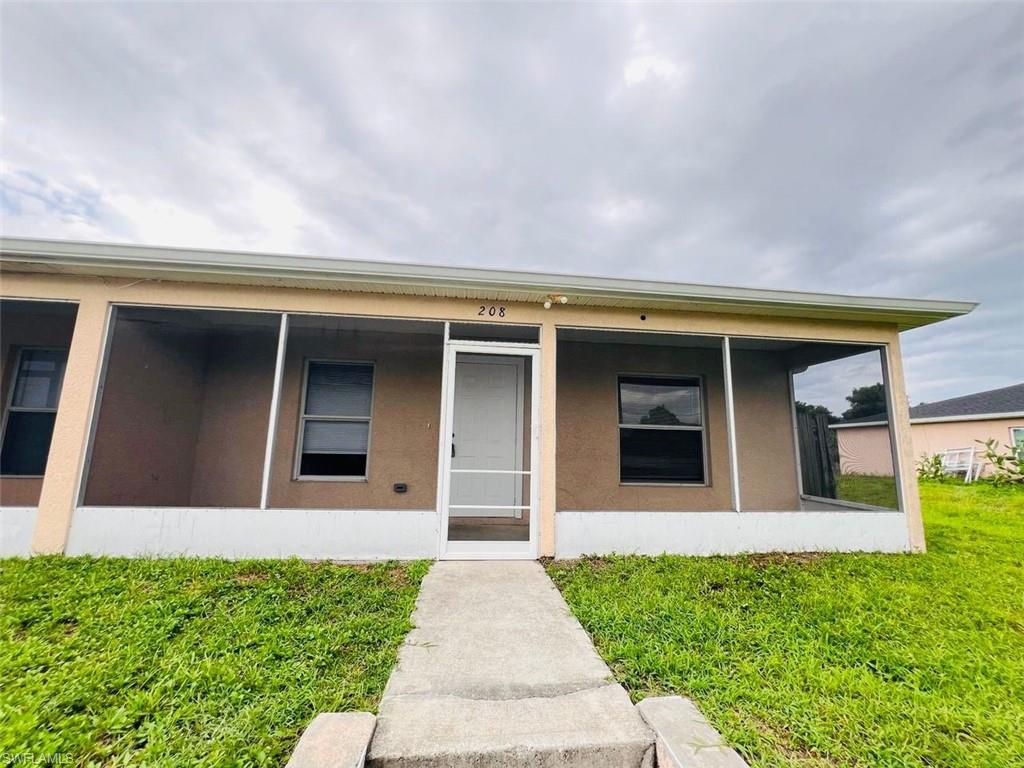 Nice 3-bedroom, 2-bathroom duplex. This home has an open feeling with tile throughout. Enjoy your evenings while sitting in the front screened patio. It's in a great location, close to shopping and restaurants, with quick access to SR 82 and Fort Myers. One small pet with owner approval, completion of a pet screening and submission of vaccination records, and a non-refundable pet fee.