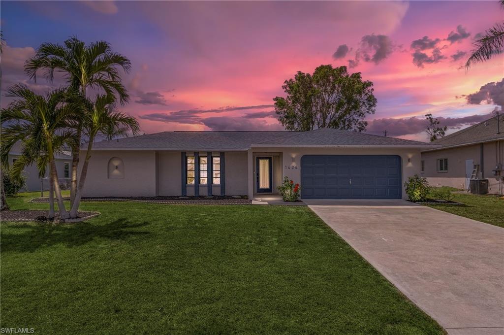 Welcome to your slice of affordable Florida paradise!

This beautifully maintained 3-bedroom, 2-bath pool home offers the perfect combination of comfort, style, and investment potential. With sunny southern rear exposure, the heated pool enjoys sunshine throughout the day, creating the ideal setting for relaxing, entertaining, or enjoying Florida’s year-round outdoor lifestyle.

Thoughtfully updated throughout, this home features a new roof and water heater (2021), an updated kitchen with granite countertops, designer tile backsplash, and stainless steel appliances (2021). Both bathrooms have been tastefully renovated with elegant tile-surround showers, while luxury vinyl plank flooring flows through the bedrooms and main living areas for a modern, low-maintenance finish.

Step outside to your private backyard oasis where the resurfaced pool (2022) and new pool heater make every season feel like a vacation. Whether you’re looking for a primary residence, seasonal getaway, or income-producing investment, this home is truly vacation-ready.

Located just minutes from the vibrant Cape Harbour Marina, you’ll enjoy waterfront dining, boutique shopping, live entertainment, and boating activities. Multiple restaurants, grocery stores, pharmacies, and everyday conveniences are within walking distance.

Currently operating as a successful vacation rental with a strong rental history, this property offers outstanding income potential. Rental financials are available upon request.

Don’t miss this opportunity to own a move-in-ready Florida retreat in one of Cape Coral’s most desirable locations.