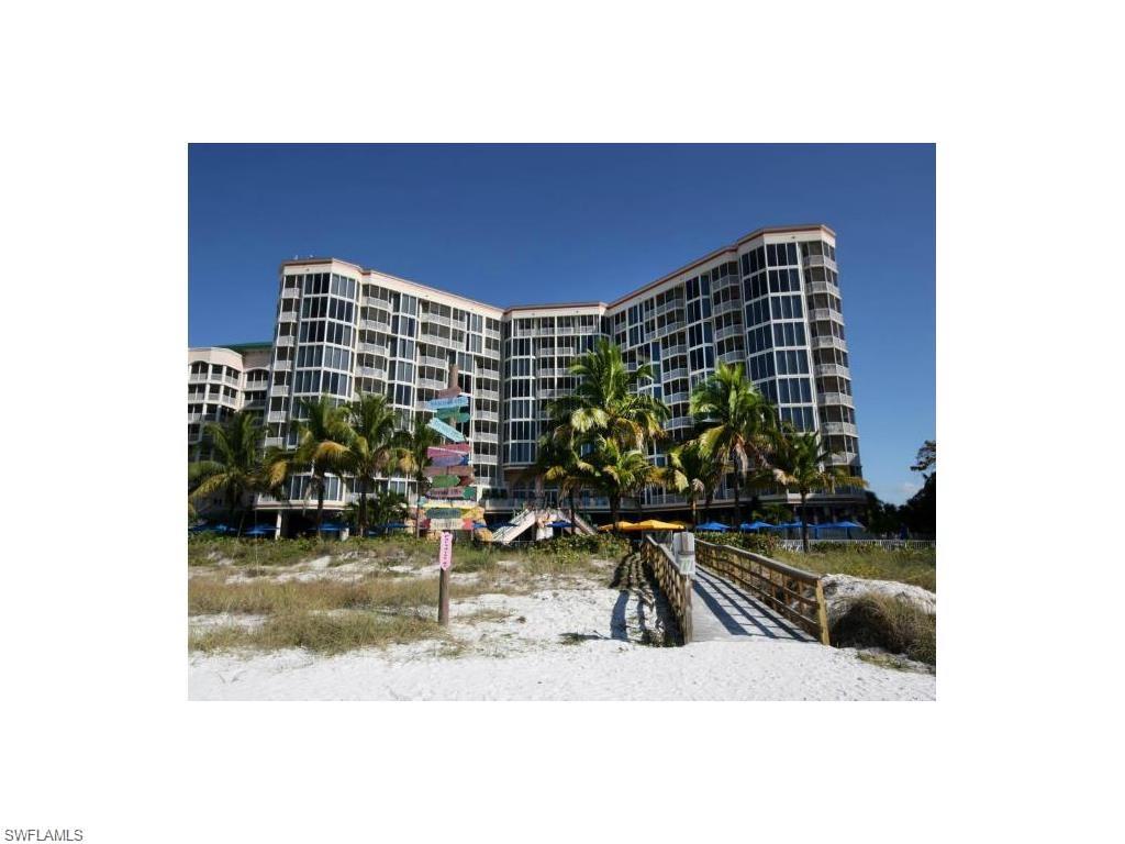Nothing else compares to the Pink Shell Resort...White Sands Villas. Located on the highly desirable North end of Fort Myers Beach, White Sands Villas #310 offers stunning views over the resort pool to the Gulf of Mexico and sunsets beyond from your floor-to-ceiling glass walls in living room! On-site resort management handles everything for you, just reserve your time when you want to use it, up to 14 days in season and 14 days off peak season, extra time may be available based on availability. Amenities include full-service marina, three gorgeous swimming pools (with waterfalls), tennis courts, three restaurants, tiki bar, Eurostyle salon/spa, fitness center, convenience store with Starbucks coffee, volleyball, bean bag toss, valet parking, watersports. The trolly stops directly in front of the resort. From the Pink Shell Resort, it is an easy walk to the gift shops, restaurants and cantinas Fort Myers Beach is famous for, yet you are in the quiet area on the farther north end of island. Don't miss out on this luxury carefree condo ownership opportunity!