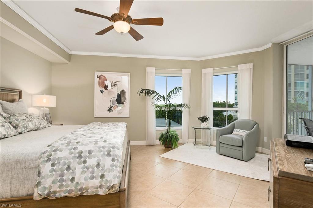 Incredible Value with this well priced Grande Preserve luxury tower residence at The Dunes.   Over $75,000 spent on recent upgrades with all brand new furnishings and accessories!   This 4th floor, 3 bedroom 3.5 bath luxury residence with sought after floorplan features a private elevator opening up directly into the unit where water views await.  There are many upgrades, such as double and triple crown molding with accent lighting, custom window treatments, new lighting fixtures, new washer dryer, and so much more. The Floridian Beach Club membership is available with this unit, which is a MUST SEE beach club, just a 5 minute private shuttle to the beach.   The Dunes is a 4 star resort style community in North Naples that has recently undergone a brand new clubhouse, all new painting of the building exteriors with a fresh new look, and located just 5 minutes to Mercato shops, Ritz Carlton, Capital Grill, and some of the nicest sand beaches in the world.  The Dunes is a very active social community with an active tennis program, onsite tiki bar and fine dining, a private concierge, and so much more.  Pet friendly.