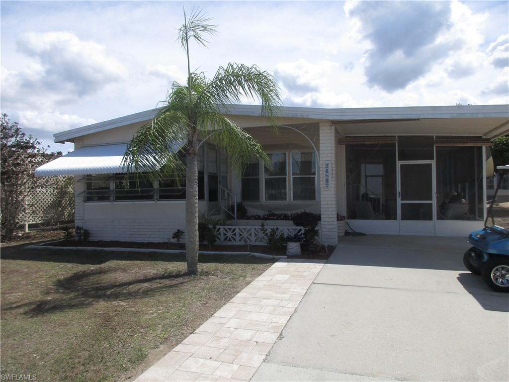 Awesome boating community, Gulf access to Estero Bay and the Gulf of Mexico! Boat Storage, Community boat drop, Comes with a community to meet  friends and partake in plenty of activities. Lot's of clubhouse fun and  other fun things like tennis and Bocce ball. Screened in lanai for entertaining. Home shows neat and clean. No need to go out for entertainment! Subdivision comes complete with Clubhouse, pool spa/hot tub, tennis, shuffleboard, basketball, bocce, boat storage compound, stocked fresh water lake w/ fishing deck. Free Kayaks for residents. Excellent Location. Close to everything. Coconut Point Mall, close to the beaches, the airport, yet in a very secluded area. Minuets to the Hyatt Regency at Coconut Point. Very sought after west of 41 location. Hot tub in back may be purchased. Storage shed conveys with sale.