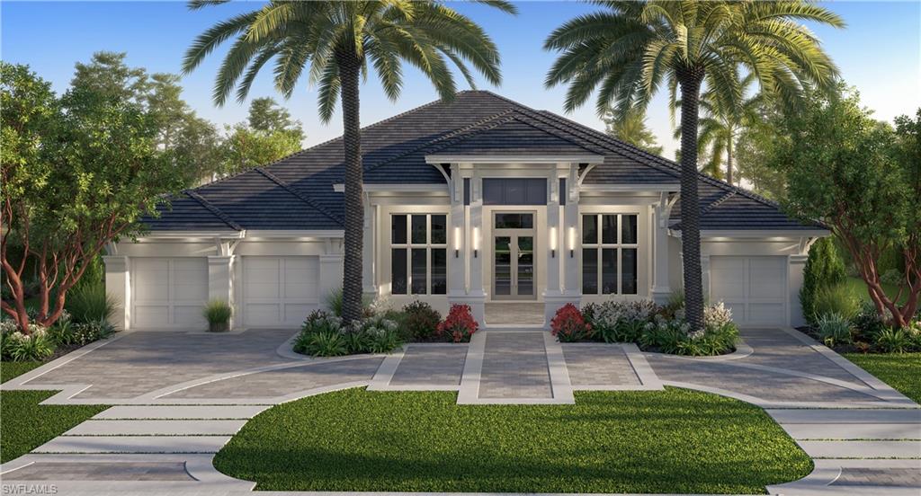 701 Starboard Drive is the home that will impress all and is designed for in door outdoor living, Breaking ground now by Borelli Construction, luxury builder with three generations of experience. Located in an x500 flood zone this luxury home is high yet has minimal steps. Starboard Dr is a peaceful street in The Moorings with members only beach access. The exterior of this home will feature landscape and hardscape by Outside Productions including custom driveway, water bowls, cascading fountains walls, and astroturf inlays.  The grand foyer leads into a large great room with all the space and more for hosting friends and family. The 10-ft tall sliders open fully to the covered lanai complete with a full outdoor kitchen & fireplace. Protected by both retractable screens and hurricane shutters provides the flexibility to enjoy the space open to the pool & spa or closed. Top-notch features include Sub-Zero/Wolf appliances, whole-house generator, Crestron lighting & home automation, French white oak floors throughout, oversized moldings, fully built closets, window coverings, natural stone & so much more. Still time to customize finishes and make this custom home your own.