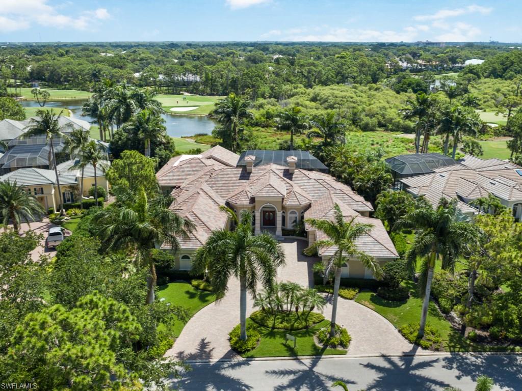 Beautifully updated and positioned home in the highly desirable Rookery Lake neighborhood with lake and golf views.  Expanded and completely remodeled.  4+ bedroom, office and recreation/party room/5th bedroom.  5 full and 2 half baths.  New roof in 2020.  Guest wing includes 3 en suite bedrooms plus exercising/lounging/work area.  Intricate stone and tile work on floors and ceilings coffered with ambient lighting. Wine room with 333 bottle capacity. Top level appliances including Sub-Zero, Wolf and Miele. Control 4 and Lutron automation with remote capabilities for lighting, music, alarm, thermostats, etc.  Expansive lanai with covered seating, summer kitchen and fireplace.  Picture window screen cage.  Other features numerous to mention in limited space.  This home is a true gem offering a wonderful lifestyle.  Please see separate Features Sheet on this incredible home. 
Experience the total lifestyle that not only this home offers, but Bonita Bay w/ 5 golf courses, private beach, marina, sports/racquet center, resort-style pool, lifestyle center w/ state-of-the-art fitness facility, luxury spa & salon, plus miles of walking & biking trails & 3 parks.