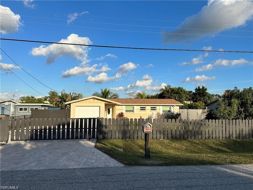 Live the ultimate coastal lifestyle in this updated 3-bedroom, 2-bathroom single-family rental home on a deep-water canal. Perfect for boaters, it offers fast, unrestricted access to the Caloosahatchee River and the Gulf of Mexico. The private backyard oasis is fully fenced in and features 2 screened lanais , a 1-car attached garage, and mature mango and coconut trees. Inside, you will find a bright, carpet-free layout with durable tile flooring throughout and a spacious living area. This pet-friendly home has no breed restrictions and no HOA fees. Move-in ready and close to local dining and shopping!