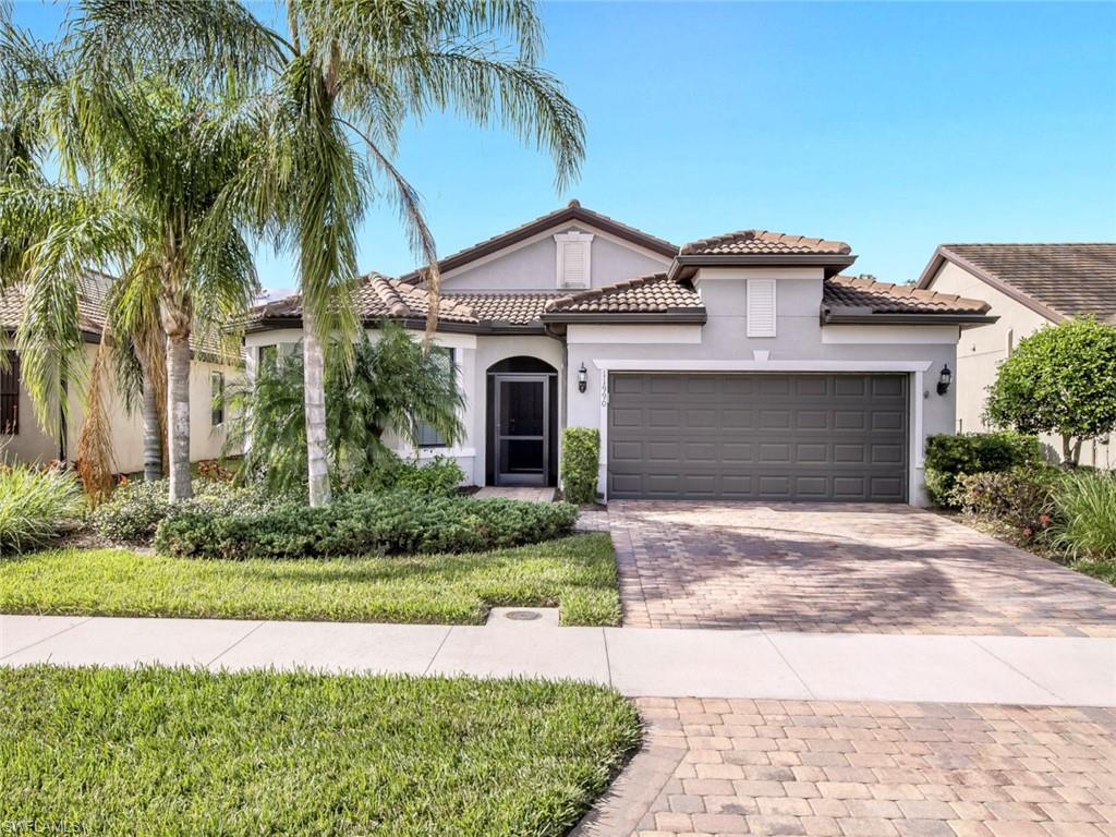 Now you can enjoy extensive Builder & Owner upgrades with this Pulte "Summerwood" home. With over 2,000 s/f of living space, this 3 bedroom + Den home embodies comfort, space, & natural light the moment you enter. Tile flows throughout the main living area with true wood in the Den & MB + carpet in all guest bedrooms. Designer touches add a feel of Florida elegance with pendant lights, crown molding, Zero Edge Sliding Glass Doors + Sonos surround sound in & outside the home. The designer kitchen has 42" cabinets, soft close drawers + tile backsplash, quartz counter tops, oversized center island, induction cooktop with energy range hood, + stainless steel appliances. All interior doors are 8' to create volume space. Split bedrooms for privacy. The garage has been extended 4 feet + has an Epoxy Floor. Outside is a dream! The Lanai has been extended an additional 4 feet. A custom summer kitchen "Blaze Grill" and refrigerator give you great entertaining options. Plus, with lush landscaping and a Western exposure "Preserve" view, hours will be enjoyed watching spectacular sunsets. Plenty of room to add a pool! No Hurricane damage with impact doors & windows throughout! You are now HOME!