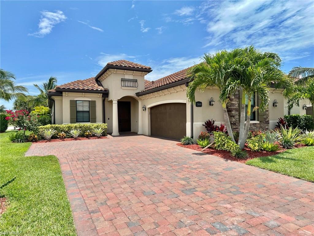 ***GOLF MEMBERSHIP*** The VICTORIA floor plan is a fantastic lay out with 2 bedrooms, 2 bathrooms and large outdoor lanai space perfect for
entertaining! Inside offers stainless steel appliances, granite counter tops, crown molding, 20" porcelain tile, blinds, fans & lighting! With Bonita
Nationals resort style amenities, you'll want to make this your home away from home! Take peaceful walks or bike through the natural Florida
setting or relax by the beach entry resort style pool. Enjoy a cold beverage at the Cabana Bar & Grill or if you're looking for fine dining, relish
stunning views from the state-of-the-art clubhouse. Many amenities to be enjoyed from spa and fitness center to an active social calendar with
card games, Mahjong and much more! The Tennis Center offers eight Har-Tru surface courts with pro shop. The Golf course features an amazing
aqua driving range & pro shop. A short drive will take you to pristine sandy beaches, exclusive shopping and dining. A cart fee/green & golf
transfer fee is applicable. Rates & fees may vary.