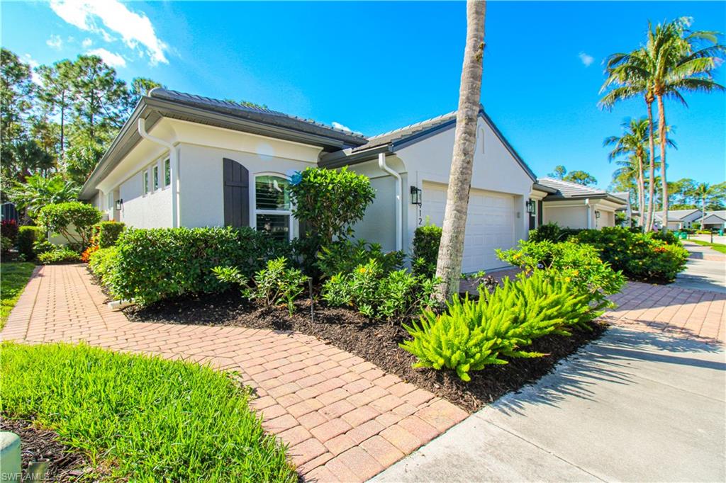 Available for Season 2027!  Enjoy a relaxing Naples getaway in this detached, single-family villa located in the picturesque community of Tarpon Bay.  Designed for easy living, the open-concept floor plan features a custom kitchen with an island, breakfast bar seating, and stainless-steel appliances, all flowing seamlessly into the main living area. The primary suite offers a king bed and spacious ensuite bathroom with large walk-in shower and double sinks, while the guest bedroom includes a queen bed and a private full bathroom.  The beautifully appointed den provides a convenient work-from-home space, and the attached two-car garage adds everyday convenience.

Step outside to the spacious screened-in lanai overlooking a tranquil preserve, creating a private outdoor setting perfect for relaxing or entertaining. The single-story villa also offers easy access to beautiful Vanderbilt Beach, allowing you to enjoy Naples’ renowned coastline with ease.  Shopping, movie theaters, restaurants, and quick access to I-75 are all just minutes away.

Within Tarpon Bay, residents enjoy scenic preserves, lakes, and the active Castaways Club, complete with an infinity-edge resort pool, fitness center, fishing pier, tennis and pickleball courts, basketball, BBQ areas, and a welcoming community center with business, billiards, and card rooms.

This home delivers comfort, privacy, and resort-style amenities—an ideal, budget-friendly seasonal escape in Naples.  (90-day minimum per HOA.)