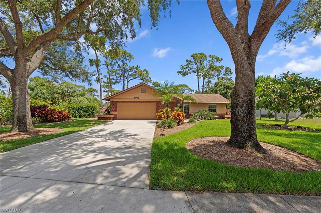 This well-manicured home sits in one off the most desirable communities in Ft Myers, The Villas! No HOA Fees!  The Ft Myers Villas Civic Association is a volunteer-run nonprofit organization.  The house has Miami-Dade impact windows installed through the house with the exception of the sliding glass doors. Newer duct work throughout the house, a newer water heater and Quart's countertops in the kitchen.  The sprinkler system is on well water, to take care of the landscaping, installed by a certified Florida Nurseryman. The backyard is totally fenced in. The Vaulted ceiling in great room which looks out to a screened in patio which has a hot tub.     This split floor plan home is accommodating for guests and their privacy. This piece of paradise is convenient to shopping, dining and close to the airport.