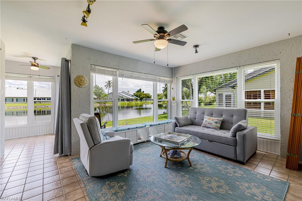 Welcome to McGregor Park Condo, where you are invited to experience the best of LAKEFRONT living. This METICULOUSLY maintained community, offers stunning lake views and resort-style amenities including a pool, spa and pickleball.
This 2-bedroom, 2-bath attached villa is an END UNIT with a 2-car garage, and features a spacious eat-in kitchen with a beautiful bay window and tons of counter space. Enjoy gorgeous lake views from almost every room, a newly UPDATED kitchen and baths, modern flooring, upgraded lighting, new windows (over $35K) and fresh paint throughout.
The spacious wraparound sunroom provides a bright, inviting second living space, where natural light pours in from the abundant windows throughout. There’s also plenty of storage, including additional built-in cabinets in both the kitchen and living room. 
Located just minutes from the beaches, shopping, dining, and recreational options, this gorgeous, REMODELED home combines comfort, style, and convenience in one PERFECT package.