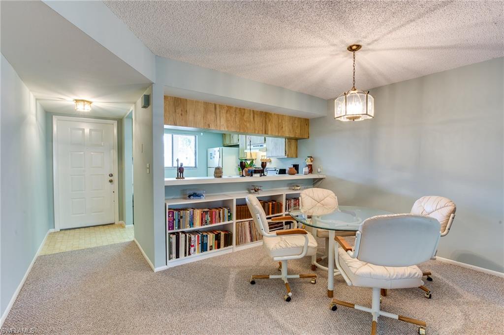 BUYER COULDN'T PROCEED....SELLER SAYS BRING HIM OFFERS...LOWEST PRICED UNIT IN NEWPORT GLEN...this adorable condo is conveniently located close to 75, RSW, shopping, and restaurants. This first floor two bed, two bath condo features two outside spaces to enjoy. A screened in covered lanai and a spacious open courtyard. Newly painted interior with berber carpet throughout. Split floor plan makes hosting company a breeze. Call to schedule your showing today!!
