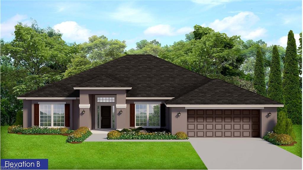 New Construction in Highly Sought After Area in Southwest Cape! Popular Floor Plan with Loads of Upgrades! 4 Bed / 2 Bath / 2 Car Garage, Granite Throughout, Stainless Steel, Porcelain Plank Tile, 5' Tiled Master Shower with Glass Frameless Door, 1' Step-Up Tray Ceiling in Master Bedroom, French Glass Doors leading out to Spacious Covered Lanai, Auto Irrigation System, 25 Year Dimensional Roof Shingles, Thermal Double Pane Windows, too many to mention! Excellent 1/2/10 Year Warranty, Majority of Closing Costs Paid if Using One of Our Many Preferred Lenders ***MLS Listing Data Subject to Errors & Omissions**Price & Availability Subject to Change Without Notice**NOT ACTUAL PHOTO OF STRUCTURE, IT IS A SAMPLE RENDERING***