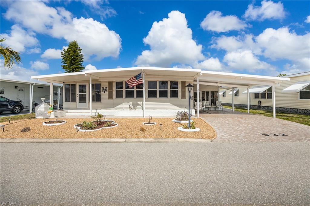 Welcome to your dream home in Six Lakes Country Club! This stunning manufactured home boasts 2 bedrooms, 2 bathrooms, and a plethora of upgrades that make it truly one-of-a-kind. The stainless steel appliances in the kitchen add a touch of modern elegance, while the included golf cart makes it easy to explore the community. With all major components replaced in the last 4 years, including the AC, plumbing, sub floors, vapor barrier, and kitchen cabinets and counters, you can rest easy knowing that this home is move-in ready. The open floor plan creates a spacious and inviting atmosphere, perfect for entertaining guests or simply relaxing in style. Enjoy the Florida sunshine in the Florida room or retreat to the all seasons room for a cozy evening in. This turnkey home is the perfect blend of luxury and convenience, offering everything you need for a comfortable and enjoyable lifestyle. Don't miss out on this incredible opportunity to own a piece of paradise in Six Lakes Country Club! Six Lakes is an active adult resident owned manufactured home community w/ Executive 18-hole golf course, putting green, tennis courts, pro-shop, restaurant, community pool/spa, exercise room, pickle ball, shuffleboard, billiards, and soooo much more. Golfing is not mandatory but enjoying your retirement is!
