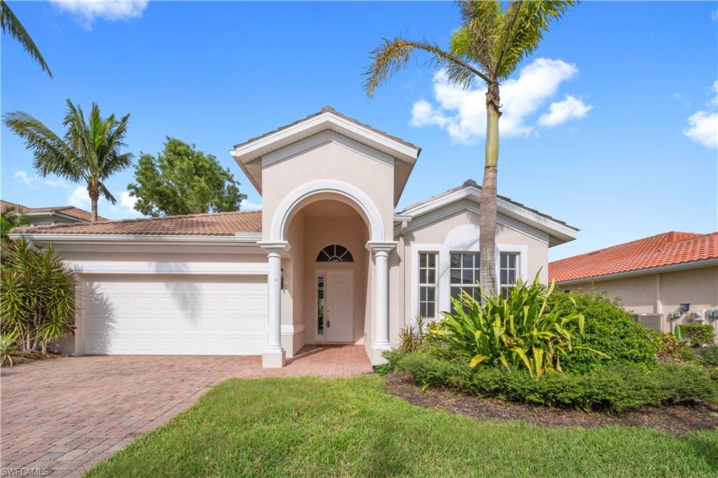 Lowest priced home in Palmira!  Golf membership is not mandatory at The Golf Club of Palmira.  This home features an open floor plan, 18" tile floors, tray ceilings, enclosed lanai and salt water pool with golf course views.  Home ownership at Palmira includes membership in the Renaissance Center Club which includes a heated lagoon style pool with walk-in entry, waterfall and spa plus 75 ft Olympic lap pool, poolside Village Grille restaurant and tiki bar, fitness center, aerobic studio and active social activities. The tennis club does not have an initiation fee but there is an annual fee of $880.  Info on Golf and Social memberships at the golf club is available on request.