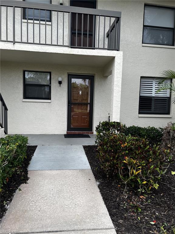 Welcome to this bright and inviting 2-bedroom, 2-bathroom condo, offering a comfortable and convenient Florida lifestyle. The spacious layout is filled with natural light, creating a warm and welcoming atmosphere throughout. Step outside to your private screened lanai, where you can relax and enjoy peaceful views of the beautifully landscaped grounds and serene pond.

Residents of this well-maintained community enjoy a variety of amenities, including a community pool, clubhouse, shuffleboard courts, and more, providing plenty of opportunities for recreation and relaxation.

Conveniently located near the intersection of Camelot Drive and South Pointe Boulevard, this condo offers easy access to top-rated schools, shopping centers, restaurants, entertainment, and everyday conveniences. You'll also appreciate the close proximity to area beaches, major bridges, and popular Southwest Florida destinations. For added value and convenience, water, basic cable, and lawn care are included in the rent.

Don't miss this opportunity to enjoy comfortable, maintenance-free living in a desirable location. Schedule a showing today!