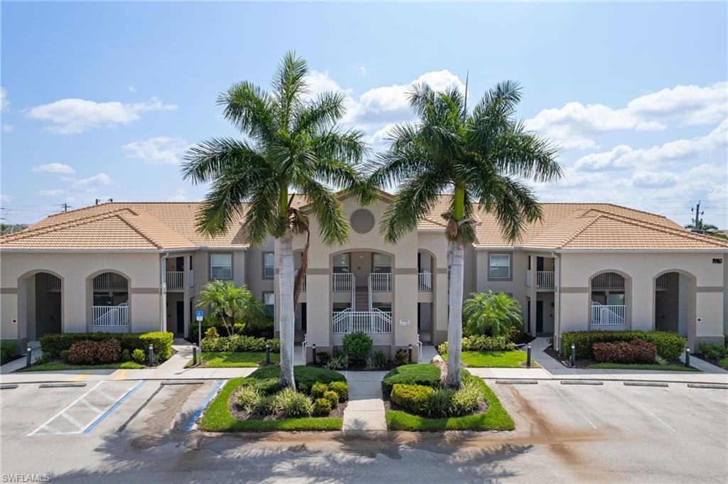 Welcome to your dream home in Bella Terra! This warm and welcoming second floor condo offers 2 bedrooms, 2 bathrooms, vaulted ceilings, crown molding and a beautifully maintained turnkey interior with all the furnishings you could ever need also included in the hoa fee cable and television. Enjoy the abundance of natural light and peaceful preserve views from your private lanai, perfect for sipping your morning coffee or evening cocktails. New AC 2024. The community amenities are second to none, with a clubhouse, pool, fitness center, tennis courts, pickleball, playground, and more at your fingertips. Located conveniently near Coconut Point, Miromar Outlets, RSW Airport, dining, shopping, and Gulf beaches, you'll never run out of things to do and with the added peace of mind of being located outside of a flood zone, you can truly relax and enjoy low-maintenance southwest Florida living. Whether you're looking for a seasonal retreat or a year-round oasis, this home is perfect for you. Don't miss out on this opportunity to live the resort-style lifestyle you've always dreamed of in beautiful Bella Terra.