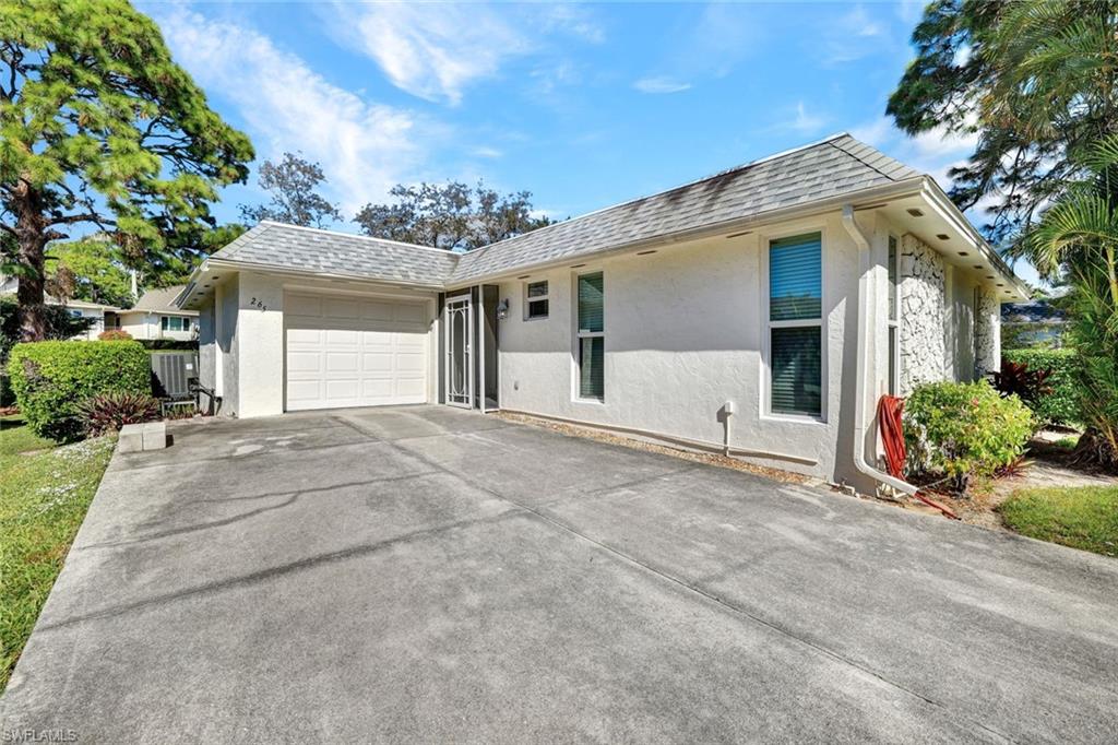 **ANNUAL RENTAL*** 2BEDS/2BATHS***MINUTES TO DOWNTOWN NAPLES***SINGLE FAMILY HOME*** Embrace a lifestyle peace and convenience with this charming 2-bedroom, 2-bathroom villa, featuring a one car garage. Tucked away in a serene enclave, this residence offers a peaceful retreat just moments from the vibrant energy of 5th Avenue and the sandy shores. Step into a haven, adorned with modern appliances, a modern AC unit, and a water heater, ensuring comfort and efficiency throughout. Indulge in the epitome of coastal living, where every day feels like a vacation, and the possibilities are endless. Welcome home to your slice of paradise! **FIRST, LAST & SECURITY DUE PRIOR TO MOVE-IN**