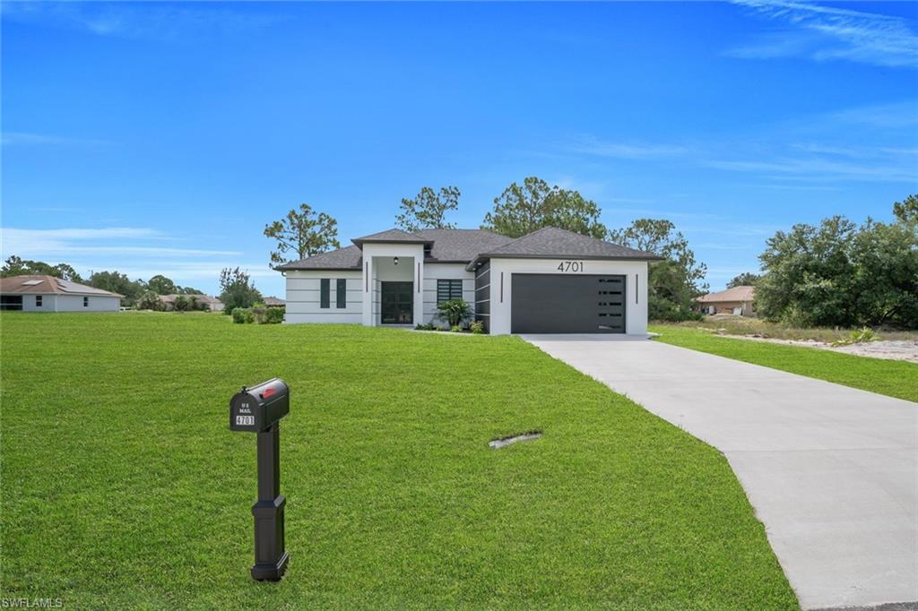 A Canvas of Possibility Awaits in Lehigh Acres. Nestled within the sun-drenched landscape of Southwest Florida, this captivating Four-bedroom residence an extraordinary opportunity for discerning buyers seeking exceptional value without compromising on space or sophistication. Spanning an impressive seventeen hundred forty square feet of thoughtfully designed living space, this single-family sanctuary delivers the rare combination of generous proportions and refined finishes that transforms a house into a home of distinction. The residence commands attention with its three bathroom configuration, ensuring both privacy and convenience for household members and guests alike. Throughout the interior, carefully selected finishes speak to quality craftsmanship, creating an atmosphere of understated elegance that welcomes customization to reflect your personal aesthetic vision. Perhaps most compelling is the substantial lot that accompanies this residence, a precious commodity in today's market. This generous parcel provides the foundation for outdoor entertaining, garden cultivation, or future expansion—a blank canvas upon which to paint your domestic dreams beneath the cerulean Florida sky. The surrounding neighborhood presents a compelling lifestyle proposition. Nature enthusiasts will appreciate proximity to Wild Turkey Strand Preserve, where pristine wilderness beckons exploration. Daily conveniences remain effortlessly accessible, with shopping destinations and educational institutions positioned within a comfortable radius, ensuring that metropolitan amenities complement rather than overwhelm the peaceful residential character. The residential single-family zoning designation preserves the tranquil ambiance of the community while protecting your investment in this burgeoning area of Lee County. For those who recognize that extraordinary value lies at the intersection of space, location, and potential, this residence extends an invitation worth answering. Schedule your private showing today and discover how this exceptional property might become the backdrop to your next chapter.