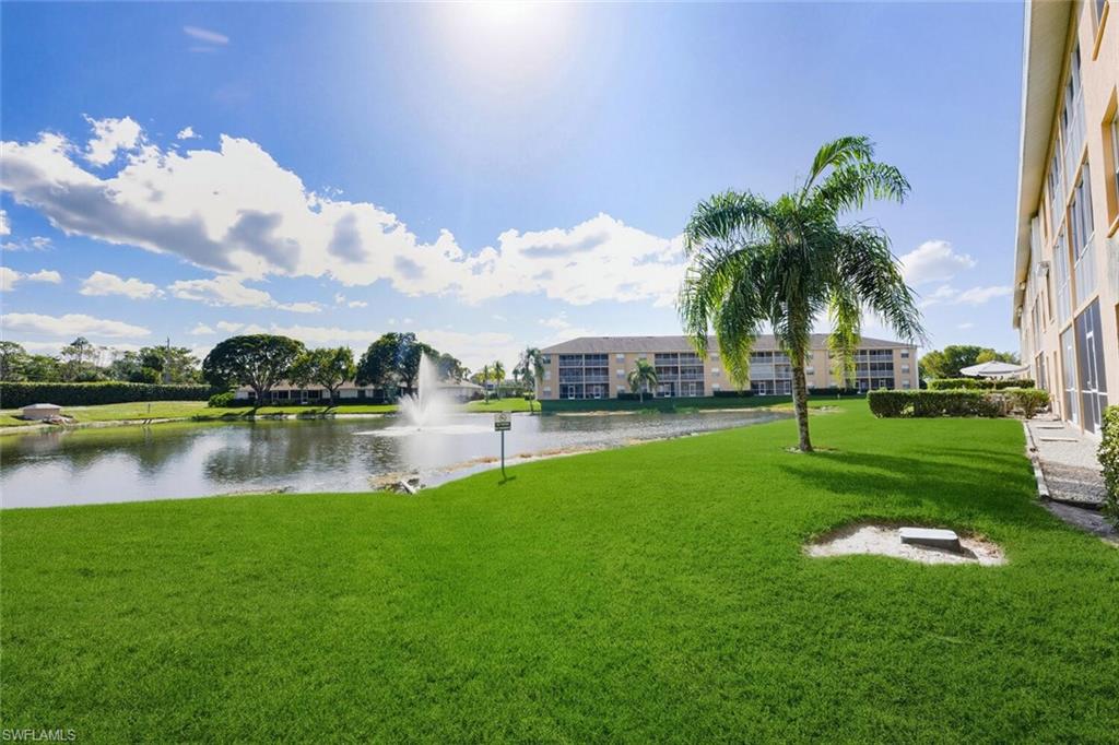 Welcome to this beautifully maintained 3-bedroom, second-floor condo in the sought-after Victoria Park (Victoria Shores) community of North Naples. This light and bright residence features tile & vinyl flooring throughout, updated cabinets with granite countertops, and updated vanities in both bathrooms. The spacious primary suite offers a walk-in closet and a peaceful retreat at the end of the day. Enjoy tranquil lake views from your lanai, adding a serene backdrop to everyday living. Additional updates include a newer A/C (2018) for added comfort,  & efficiency plus covered carport. Ideally located with a strong walking score, this condo is centrally positioned near shopping, dining, schools, and all the conveniences North Naples has to offer—just a short drive to world-class beaches. A perfect opportunity for full-time residents, seasonal living, or investors.