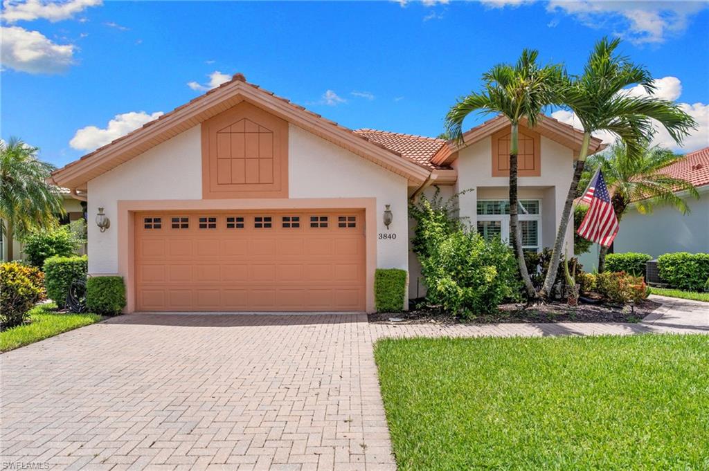 Rarely available on the market, this is an opportunity to own a single-family home in Forest Glen Golf and Country Club! Overlooking the par-3 7th green, 3840 Jungle Plum Dr East offers 1,885 square feet with 2 bedrooms plus a den and 2 bathrooms, creating a flexible layout ready for your vision. Recent upgrades include a new roof, impact windows, plantation shutters, and new appliances, while the expansive lanai with a functioning koi pond provides the perfect blank canvas for a custom pool and outdoor oasis. Enjoy an 18-hole golf course, resort-style pool, nature trails, outdoor dining, and a newly updated fitness center coming in October 2026. Just 15 minutes from 5th Avenue South, Naples beaches, and Marco Island, this home blends everyday comfort with an exceptional Southwest Florida lifestyle. Forest Glen is a bundled golf community with immediate golf membership and access included with ownership.