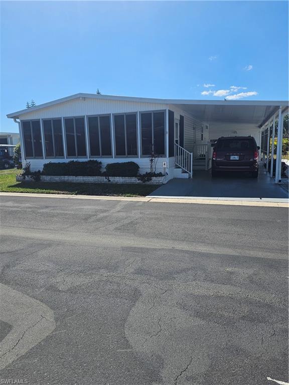 Welcome to your dream home in the beautiful Oak Park village co-op in Alva, where boating and fishing are just steps away from your front door. This manufactured  home offers the perfect combination of luxury and relaxation, with a spacious Florida room that allows for optimum sunshine to brighten your days. The updated kitchen cabinets provide plenty of storage for all of your culinary needs, while the granite countertops add a touch of elegance to the space. Whether you enjoy entertaining guests or simply relaxing with your loved ones, this home is completely furnished and ready for you to move in and start making memories. Imagine waking up each morning to the Florida sunshine and spending your days exploring the nearby waterways or lounging by the community pool. Don't miss out on this incredible opportunity to own a piece of paradise in one of Florida's most sought-after communities with of $308 a month fee. Come see for yourself why Oak Park village co-op is the perfect place to call home. Brand NEW AC and upgraded electrical panel jus installed!