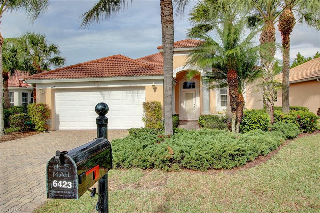 Unbelievable price reduction! Seller wants it sold.
This beautiful, charming, immaculate maintained home invites with an open floor plan and high ceilings. The fact that it has the same tiles throughout the entire home gives it a nice flow. Plantation shutters and the color scheme round up the Florida feeling. A big lanai and pool area is inviting even a larger group of people to have fun times. 
The open kitchen keeps you connected with family and friends at all times.  Outside you enjoy the privacy of the preserve in your backyard.
