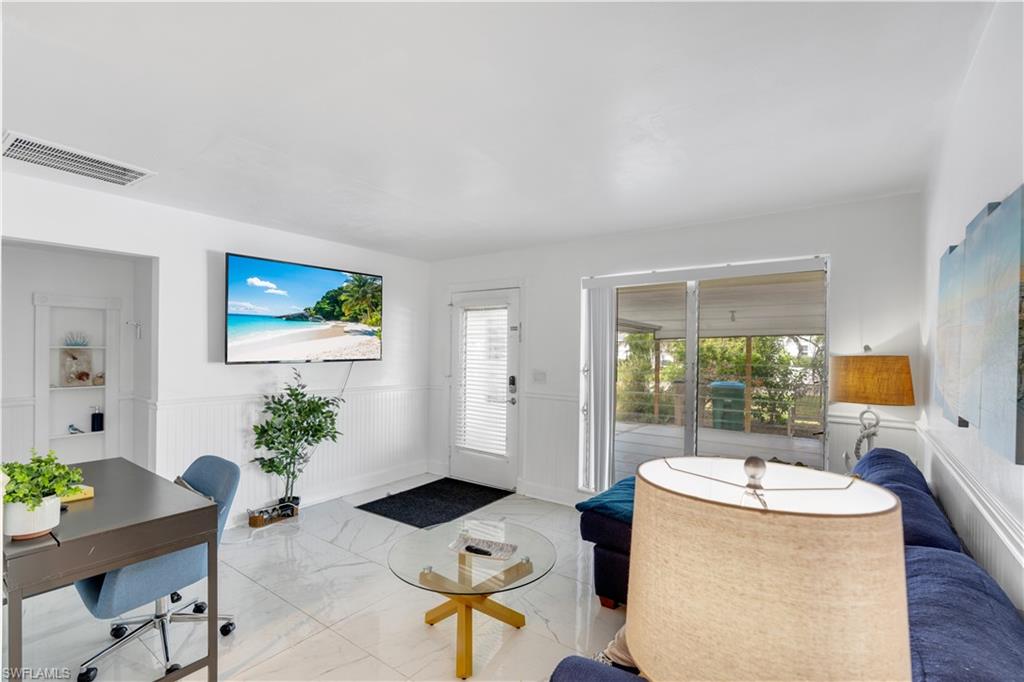 Furnished or unfurnished 1-bedroom, 1-bathroom apartment located in the heart of Cape Coral. Enjoy the convenience of being close to restaurants, shopping, entertainment, and the Cape Coral business district. Rent includes water, electricity, lawn care, fenced private yard and pest control. Pets may be considered with approval. Washer and dryer are provided as a convenience only. Tenant is responsible for any repairs, maintenance, or replacement. This is a non-smoking property. Smoking and vaping are not permitted anywhere inside the unit or on the premises. First month's rent and security deposit are due at lease signing. Annual lease only; monthly rentals are not available. Application Fee: $69 per applicant (18 years or older). Upon lease signing, $50 from each application fee will be credited toward the tenant’s first month’s rent.