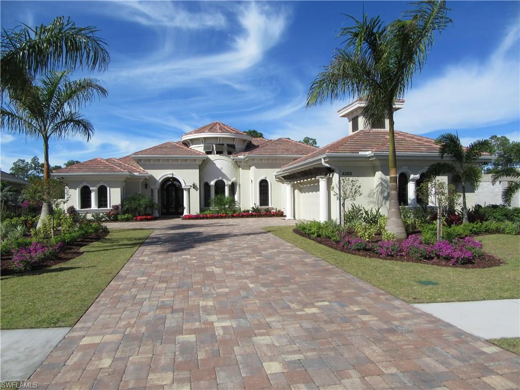Welcome to the Hamilton L2 by Stock Signature Homes!  This 3800 sq ft model, designed  by Clive Daniels is being sold fully furnished.  The creamy neutral color palette will appeal to the most descerning tastes!  This model's golf and preserve views give you the privacy we all want!  A large lanai with all the conveniences!  Outdoor fireplace, outdoor kitchen with snack bar and a large pool/spa!  Perfect for soaking up the Florida sun!  Relax by your fire pit for a romantic late night or surrounded by friends reliving past memories.  It's all yours!
The split bedroom floor plan gives you and your guests the privacy that you all want!  Each bedroom has it's own bathroom.  The study even has a closet for more storage or you can make that your fifth bedroom!  This flexible floor plan has many  variations!  It's all up to you!