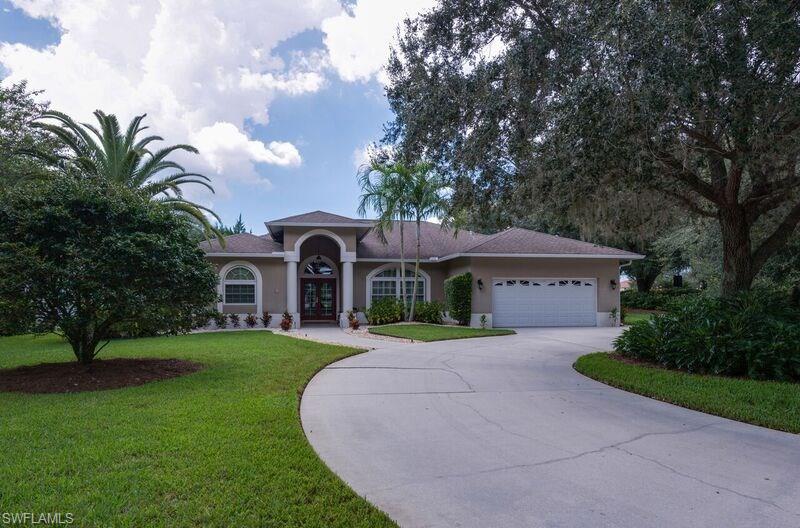 $162k IN IMPROVEMENTS AND UPGRADES! Recently done! Ask your agent to see the attached list. Literally too long to list here!
Mr. and Mrs. Clean are selling their beautiful designer home on a 1/2 acre lot and invite you to take a closer look! This home has it all! Granite counters in the kitchen Quartz in master, beautiful wood cabinetry, stainless steel appliances, crown molding, and circle driveway! The large 2 car garage is perfect for extra storage. This Pool home with new hurricane rated screen enclosure boasts 4 bedrooms and 3 bathrooms. It has been meticulously taken care of and is like new! Located close to all Southwest Florida's world-class shopping, dining, SW FL Int'l Airport, and much more! Call today to schedule a showing and see for yourself what a great home this is! It won’t last long!