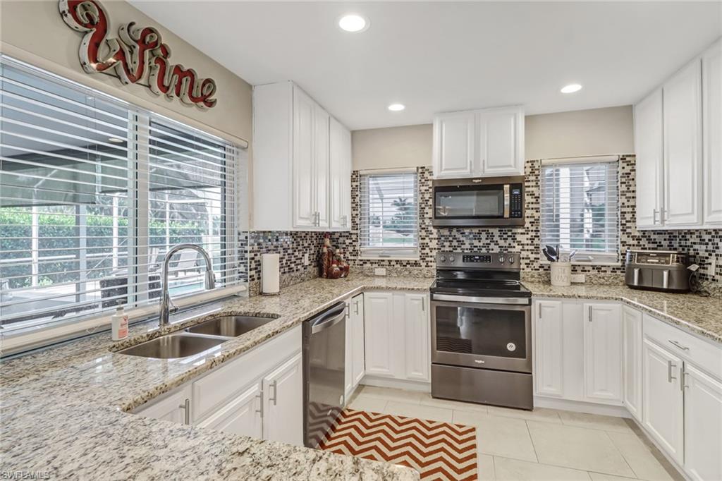 MOTIVATED SELLER!! NEW ROOF! Updated 3 bedroom, 2 bathroom home with over 1,600 sqft, sitting on a .25-acre lot, right on the golf course with a pool!  The kitchen has stainless appliances and, the primary suite has a tiled bathroom with dual vanities, and a shower only.  There are two more bedrooms that share a second bathroom. The backyard is a private oasis with a huge patio and fruit trees throughout. The HOA fees are just $100 per year. Perfect for living the good life without spending a fortune!
