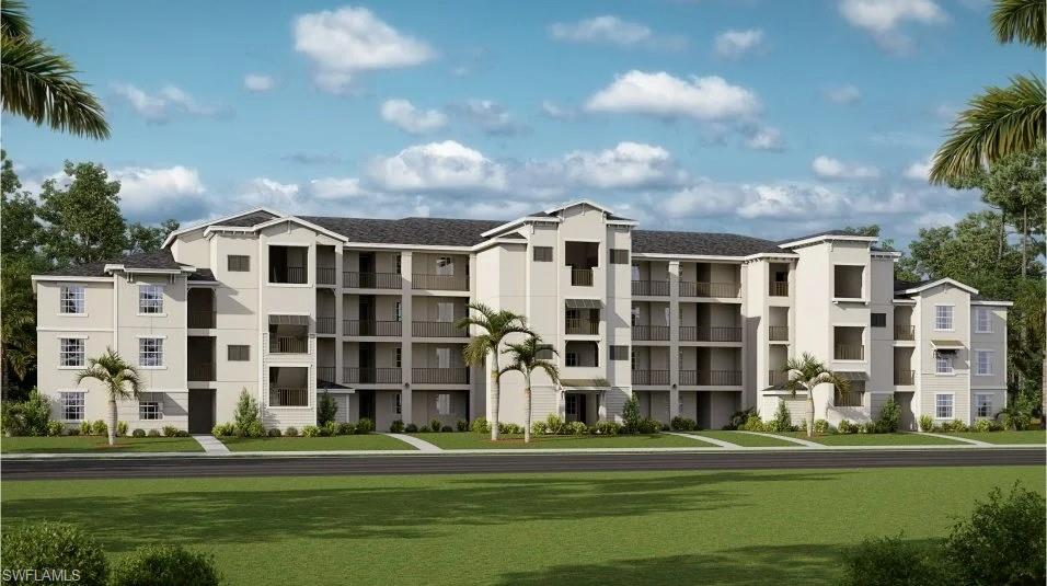One or more photo(s) has been virtually staged, AI generated or rendered.  MOVE-IN READY!! This single-story condo is the largest plan in the collection. Near the foyer are a guest bedroom and den, which can also double as a bedroom. The kitchen has a dining room tucked to the side and opens to the living room with access to a lanai. The owner’s suite is situated toward the back of the home for privacy, complete with an attached bathroom and walk-in closet. Welcome to paradise—where you’ll find championship golf, top-tier resort amenities and endless opportunities to play, relax and connect. Set in stunning Ave Maria, this gated community is thoughtfully designed for your next best chapter. Prices, dimensions and features may vary and are subject to change. Photos are for illustrative purposes only.