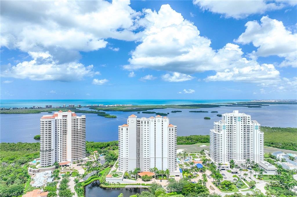 Enjoy panoramic views of Estero Bay, The Gulf, and unparalleled Sunsets from this 3BR/3 Bath luxury 15th floor exquisite residence. Located in Esperia South, this luxury high-rise building offers first class amenities, which include - on-site manager, garage parking, card room, game room, theater/media room, a fully equipped fitness center, BBQ grills, and a stunning large lagoon style swimming pool. The ultimate in Luxury Living!

Bonita Bay is an award-winning gated community, where one-half of the 2,400-acre community is devoted to golf courses, parks, preserves, natural areas, and other open spaces. Enjoy the 12 miles of walking/bike paths, partake in the communities many social activities, or take the shuttle to Bonita Bay's private beach park on Bonita Beach for a day of sun and surf. The Bonita Bay Beach Club provides lounge chairs, restroom/showers, charcoal grills and gazebo with picnic tables and can be accessed by tram provided by Bonita Bay. Additional community amenities include a Marina with boat docks available for rent, casual waterfront dining at Backwater Jack's and three waterfront recreational parks that feature canoe & kayak launches, picnic areas, lighted tennis courts, fishing piers, children's playground, pavilions, butterfly park & boardwalk to Estero Bay.