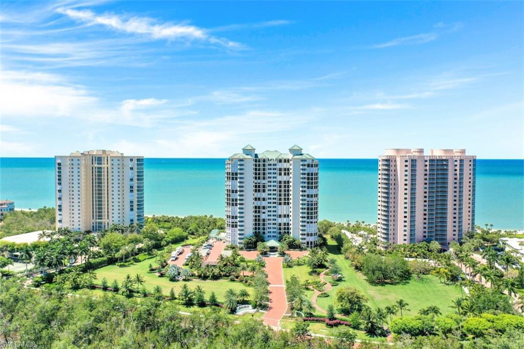 C5517. This gorgeous renovated 11th floor Condo captures dazzling Gulf-front Views & amazing Beach landscapes from its spacious screened lanai. Wake up to serene Sunrise views on the other huge lanai or enjoy the ever-lit City at night. A brilliant collaboration between London Bay & Clive Daniel transformed the public space into an open Great Room featuring a spectacular kitchen island ideal for congregating. Luxury appliances include Gaggenau, Sub-Zero, Wolf & Miele & complete this perfectly equipped chef’s kitchen. All three bathrooms were beautifully remodeled & thoughtfully conceived for modern practicality. The clever interior design takes full advantage of the stunning views from every angle & simultaneously optimizes storage space with well-crafted custom cabinetry. The Carlysle has completed elegant upgrades to its Lobby & common areas & is located in the gated enclave of Bay Colony in Pelican Bay. Enter through a safe stately Gatehouse & enjoy private beach access & a members-only Restaurant & Tennis Center. Bordered by the Waterside Shops & Artis-Naples to the south & the Ritz Carlton to the north, Pelican Bay boasts two beach restaurants and over two miles of coastline.