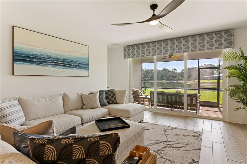 ANNUAL RENTAL WITH LAKE VIEWS & BUNDLED GOLF AVAILABLE NOW @ $4,500/MONTH. WELCOME TO RESORT-STYLE LIVING IN THE PRESTIGIOUS COUNTRY CLUB SECTION OF RIVER HALL! This beautifully appointed turnkey Lennar home offers 4 bedrooms, 3 bathrooms, and a spacious 3-car garage, all perfectly positioned to enjoy peaceful lake views. Featuring NO CARPET throughout, the home offers a clean, modern feel that's both stylish and easy to maintain. Simply bring your suitcase and start enjoying everything this exceptional home and community have to offer.

One of the standout features is the INCLUDED BUNDLED GOLF MEMBERSHIP, offering an approximate $675 monthly value and providing access to the acclaimed Davis Love III Championship Golf Course. Whether you're an avid golfer or simply appreciate the country club lifestyle, this home delivers incredible value.

River Hall Country Club is a gated community known for its outstanding amenities, including a resort-style clubhouse, two community pools, a state-of-the-art fitness center, tennis, pickleball, and bocce courts, on-site dining, and miles of scenic walking trails through beautiful nature preserves. Conveniently located near shopping, dining, entertainment, and Southwest Florida's beautiful Gulf Coast beaches, this home offers the perfect combination of luxury, recreation, and everyday comfort.