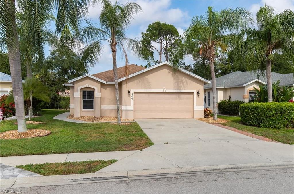 Gorgeous, remodeled, one story home features 3 bedrooms, a den, 2 baths and a private pool. Beautiful kitchen with ss appliances, two level island for eat-in and separate dining room, large master suite with WIC, double sink, granite countertop and shower. New bathroom, new water proof, LifeProof flooring and baseboards throughout, new paint: interior, doors, patio, epoxy in attached garage.  This home is furnished and ready for you to move in. New furnace, AC and roof in 2015. Desirable setting in low cost HOA in Maplewood community, minutes away from beaches, location is also in very close proximity to downtown Naples, restaurants, shopping, entertainment and recreation. Enjoy all the amenities you imagined Florida lifestyle should have and more.