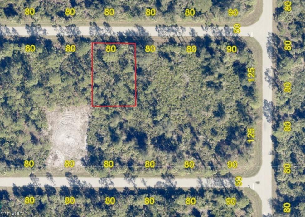 This is a 0.23 acre (80'x125') parcel located in Port Charlotte. Build to suit, on a paved road, Single Family Homes are allowed and going up every day in this growing community. Enjoy Florida Sunshine weather year-round being 35 min from Englewood Beach. Snatch these parcels up while you can, add to your portfolio or build your summer home. Low Property taxes on vacant land. Buyer due diligence, parcel is located in a Scrub Jay Permit required zone. Flood Zone 9AE. Not a wetland. Zoning RSF3.5.