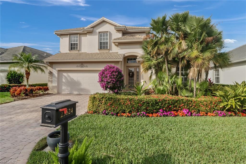 H11099 - This is the home you've been waiting for ( checks all the boxes ) including beautiful views of Palmira's Signature Hole - Osprey #8 along with stunning Florida sunsets for you to enjoy. This meticulously maintained  move in ready home with plenty of space for your family and friends is being sold furnished. Enhancements are many and include a new roof 2019, * BRAND NEW A/C SYSTEM 10/2023, *BRAND NEW LANAI CAGE WITH PICTURE FRAME WINDOW 2023, resurfaced pool and spa with new custom tiles 2021, newer painted interior/exterior, newer carpeting, electric hurricane shutters covering the lanai and front entrance, accordion steel hurricane shutters on all windows, newer landscaping lighting 2020 and much more, to many upgrades to list * Realtors see attached Upgrade List. *RCC ASSESSMENT IS PAID IN FULL*  All residents are members of the Renaissance Center at *NO EXTRA COST featuring a resort style pool, 75' Olympic lap pool, attended fitness center, 8 lighted Hydro Clay tennis courts, 5 bocce courts, and 4 pickle ball courts, newer grill room and the 27 hole Gordon Lewis Championship Golf Course 8m+ restoration. The new Health & Wellness Center & Pool Restaurant are now opened!