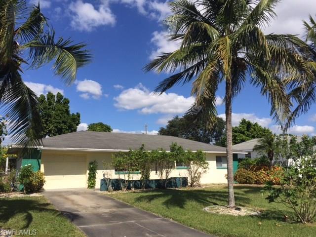 Must see this 3 bedroom 2 bathroom home located in the fast growing NE Cape Coral. Home features wood floors, enclosed lanai, fenced yard, fruit trees, and newer a/c system in a quiet neighborhood. Perfect for investor or first time homebuyer. Priced to sell.