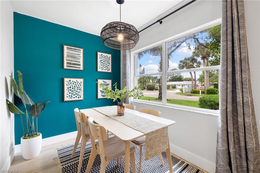 Welcome to this renovated, 2 bed 2 bath + den, end unit, ground floor condo in the prime location of Palm River. Located just minutes to Veterans Park with Pickleball courts, a dog park, and much more! Walking distance to dining like Jimmy P's, house of omelets, and foxtail coffee! This unit is just steps from one of the two pools in the neighborhood, and has two parking spaces included a covered carport. This condo has stunning finishes to make yourself or a renter feel right at home! Luxury vinyl plank flooring throughout, decorative lighting and fans, custom baseboards, and much more. The patio of this unit faces the lake with a fountain you can enjoy listening to while you enjoy the Florida weather outside. The patio also includes an additional storage closet, a rare find in this commnunity. Come see for yourself!