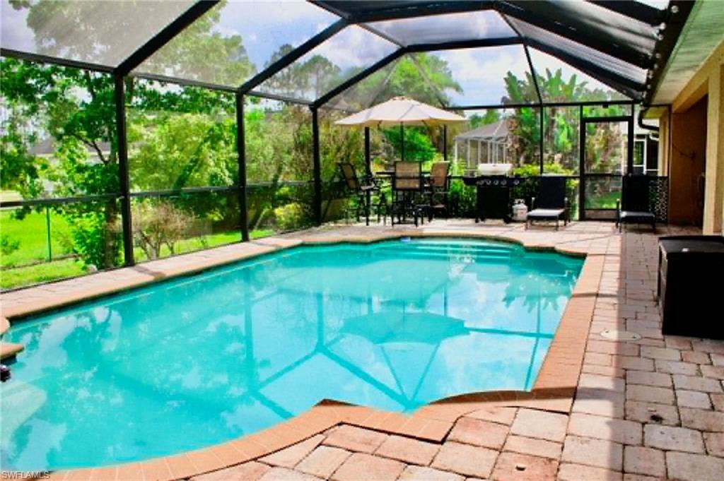 *Discover Florida living at its best in this well-maintained 3-bed+den and 2-bath pool home on the EAST SIDE of Lehigh Acres. The versatile den provides the flexibility for a home office, hobby room, or additional living space. The open floor plan offers comfortable everyday living with abundant natural light and seamless flow between the living, dining, and kitchen areas. Step outside to your private screened pool and lanai, creating the perfect setting for relaxing, entertaining, or enjoying the Florida sunshine year-round. The spacious primary suite features an en-suite bath and generous closet space, while the additional bedrooms offer comfort and versatility. Situated on a generously sized fenced in lot, this property provides plenty of outdoor space and is conveniently located near shopping, dining, schools, parks, and major roadways for an easy commute. Whether you're looking for a primary residence, seasonal getaway, or investment opportunity, this move-in-ready home offers comfort, flexibility, and the Florida lifestyle you've been searching for. Schedule your private showing today!