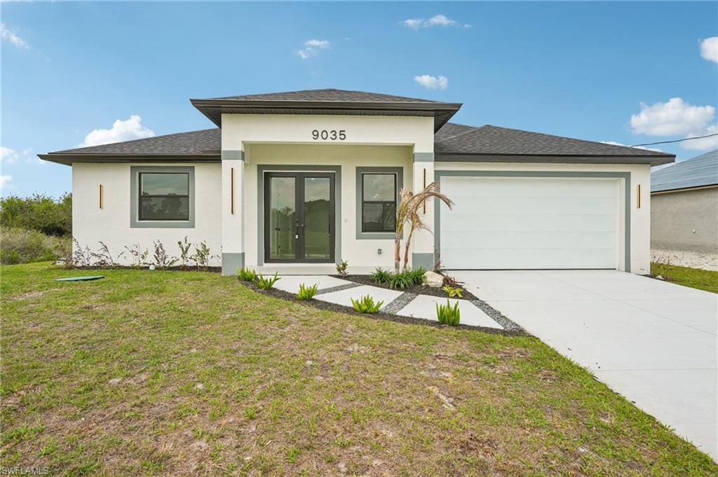 NEW CONSTRUCTION: WOW! Built in 2025, this beautifully designed new construction home offers 3 Bedroom + Bonus/Den, 2.5 Bathroom, and 1,571 square feet of thoughtfully planned living space in LaBelle, FL. Designed with today's modern family in mind, this flexible floor plan features 3 true bedrooms plus a versatile study--ideal for a home office, playroom, gym, or guest space. The open-concept layout offers a seamless flow between the living, dining, and kitchen areas, creating a functional space that is both suitable for everyday living and entertaining. The primary suite offers comfort and privacy, while two additional bedrooms and a flex room allow for adaptable living arrangements. Additional features include a spacious 2-car garage with direct access, smart home automation

and security system, anti-leak roofing system, and a 10-year structural warranty for added peace of mind. The property sits on a generously sized lot up to 10,000 square feet and includes a septic system with two years of inspection and maintenance.