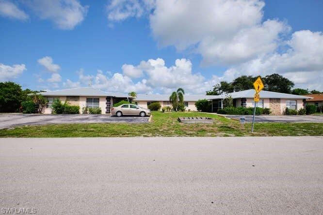 Large end unit apartment close to downtown Cape Coral with LAUNDRY and lanai. Lots of storage. Across the street from Veteran's Park, a 4.2 acre neighborhood park, popular for bocce leagues, and a great place to take kids to enjoy the playground or a picnic. Tile floors and newer central air conditioner.
