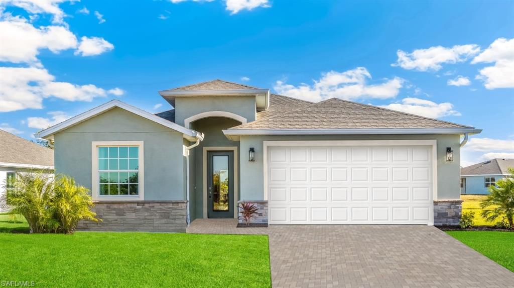 Welcome to Bentley Crossing! An amenity rich gated community that's conveniently located, where every home includes a smart home technology package! This appealing one-story home includes many contemporary features, and an open-concept design to enhance the wonderful feel of this home. The well-appointed kitchen includes a large island perfect for bar-style eating or entertaining, a walk-in pantry, and plenty of cabinets and counter space. The dining room and living room both overlook the covered lanai, which is a great area for relaxing and dining al fresco. The large primary bedroom located at the back of the home for privacy, can comfortably fit a king-size bed and includes an en suite bathroom with double vanity, big walk-in closet, and separate linen closet.  Three other bedrooms share a second bathroom. The two-car garage connects to the front hallway where the laundry room and an extra storage closet are also located. Bentley Crossing's community pool is heated for year around enjoyment.