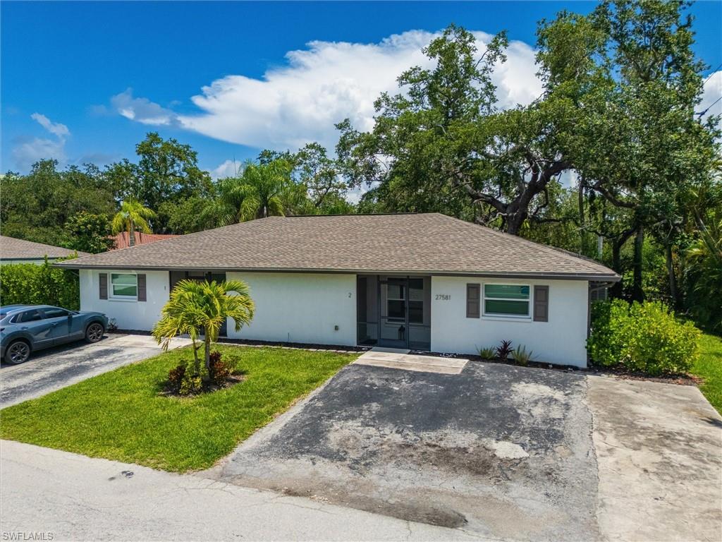 Imperial Shores is a very respected waterfront community just east of Bonita Beach. The duplex is a short distance to the beach, restaurants and shopping in Bonita Springs. Great commuting area whether working in Naples, Bonita Beach or South Fort Myers. The unit has recently been remodeled and updated. It can be rented turnkey furnished or without furniture. There is another door directly into the Primary bedroom for privacy. The Landlord will be flexible in considering a long term or short term lease.